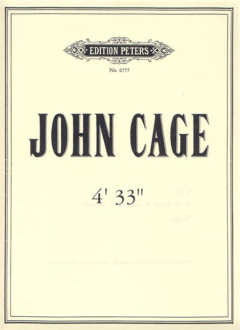 tudor tacet|Exploring John Cage’s 4’33” .